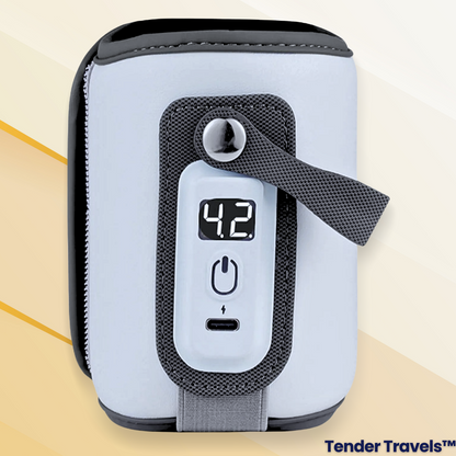 Tender Travels™: USB-Infused Thermal Magic Bottle Warmer