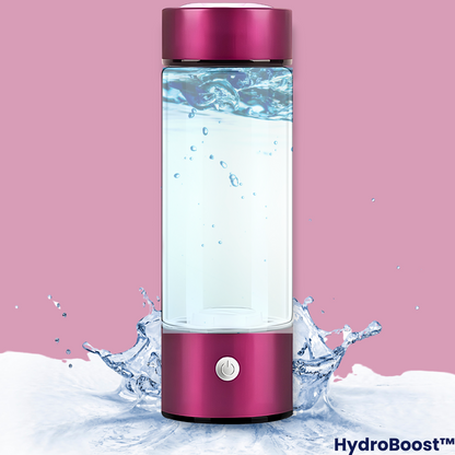 HydroBoost™: Portable Hydrogen Water Bottle with Alkaline Ionizer Technology