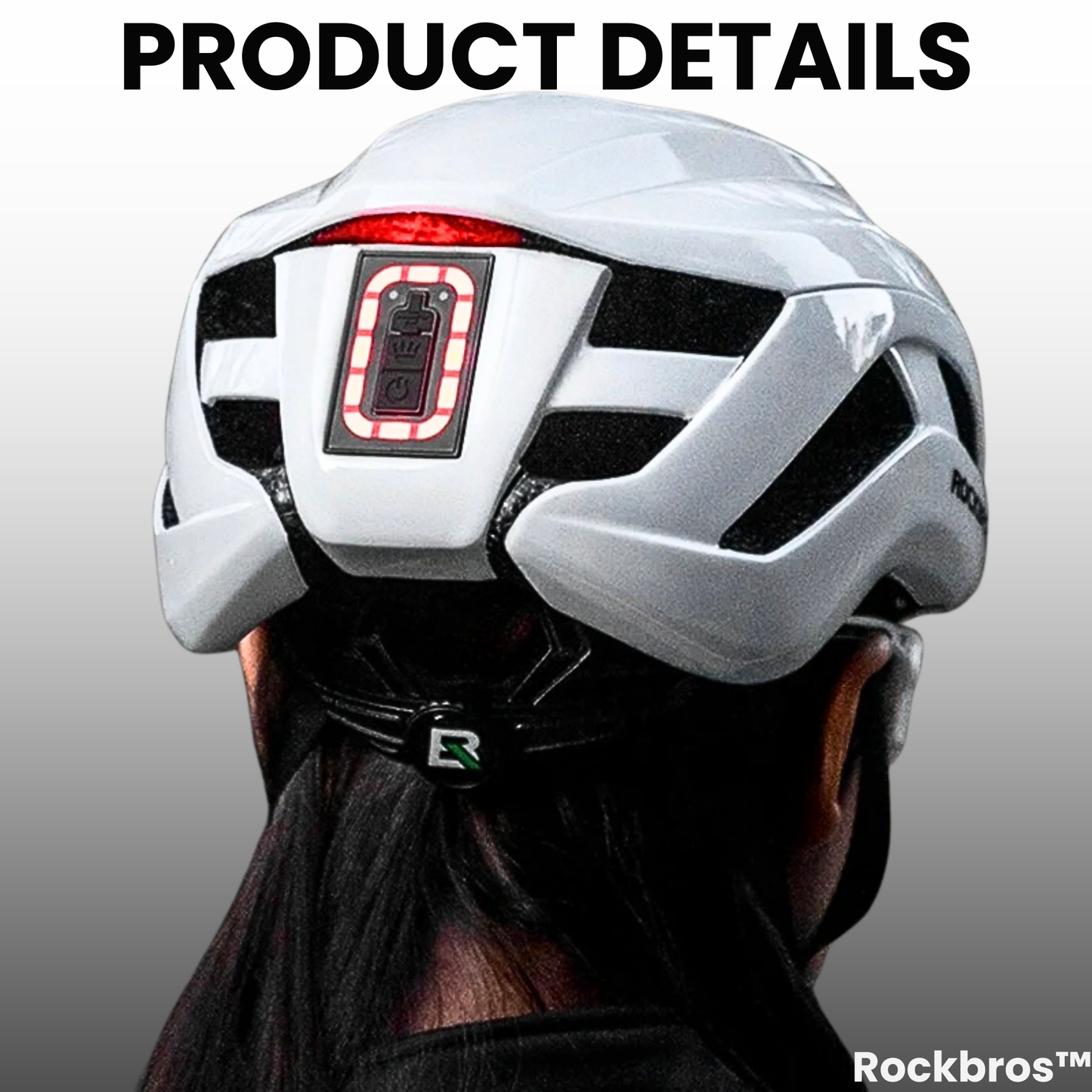 Rockbros™ Helmet: Rechargeable Helmet with Integrated Light