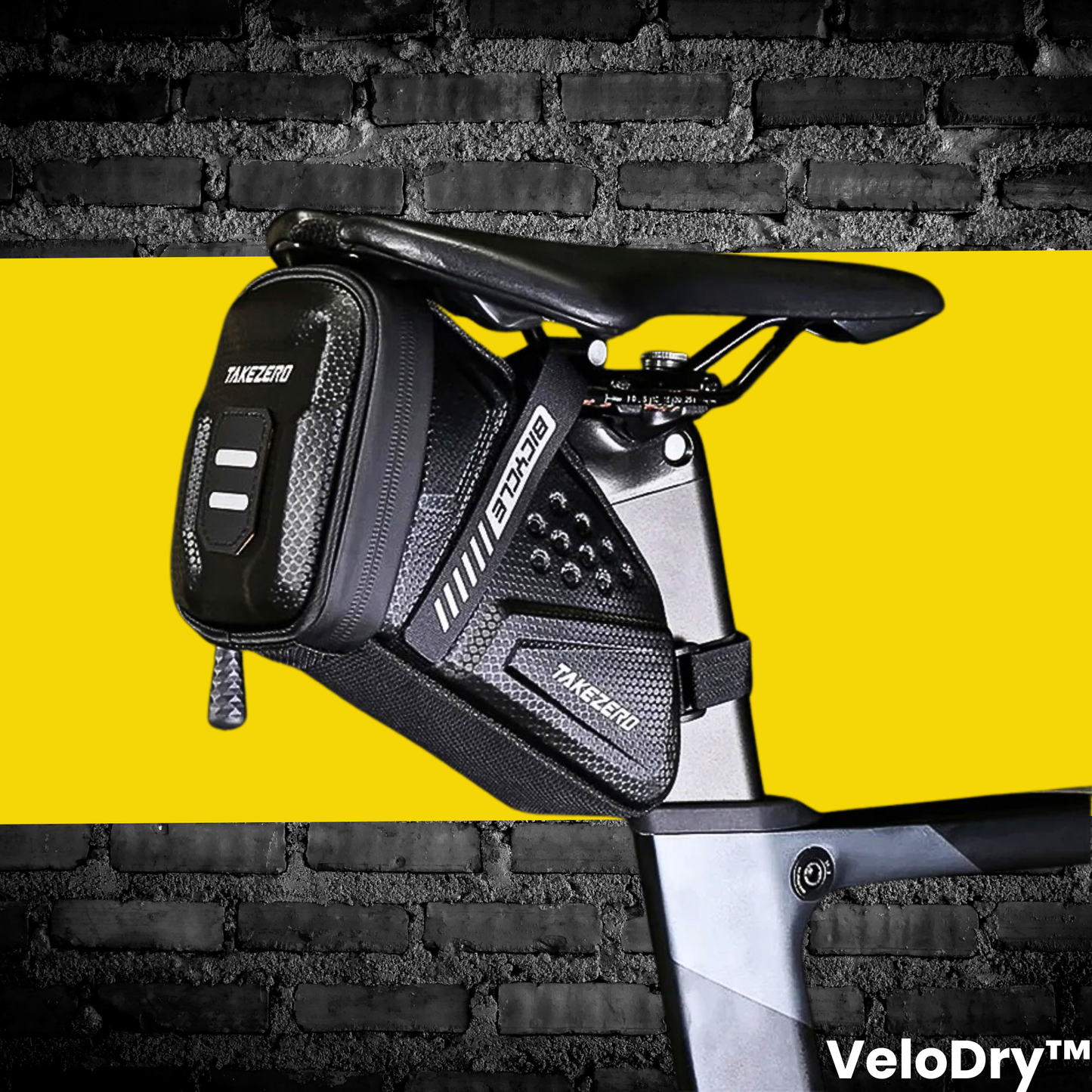 VeloDry™ Saddlebag: Reflective Waterproof Bike Accessory for MTB and Road