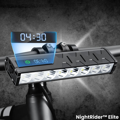 NightRider™ Elite: High-Power 10000 Lumen Bike Light with USB Charging