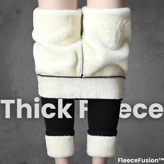 FleeceFusion™: Embrace Winter Comfort in Style with Warm Fleece Pants for Women