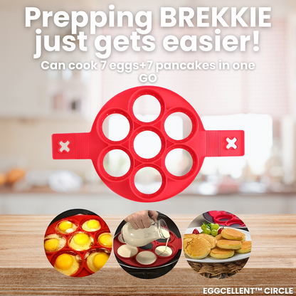 Eggcellent™ Circle: Nonstick Cooking Tool for Pancakes and Flipping Eggs