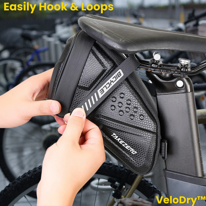 VeloDry™ Saddlebag: Reflective Waterproof Bike Accessory for MTB and Road