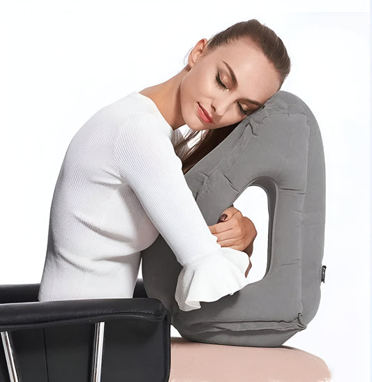 Air-Luxe Travel Pillow: Your Dreamy Inflatable Comfort Companion