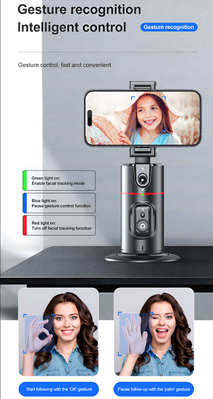 ProStream FX™: Wireless Selfie Stick Tripod with Auto Face Tracking