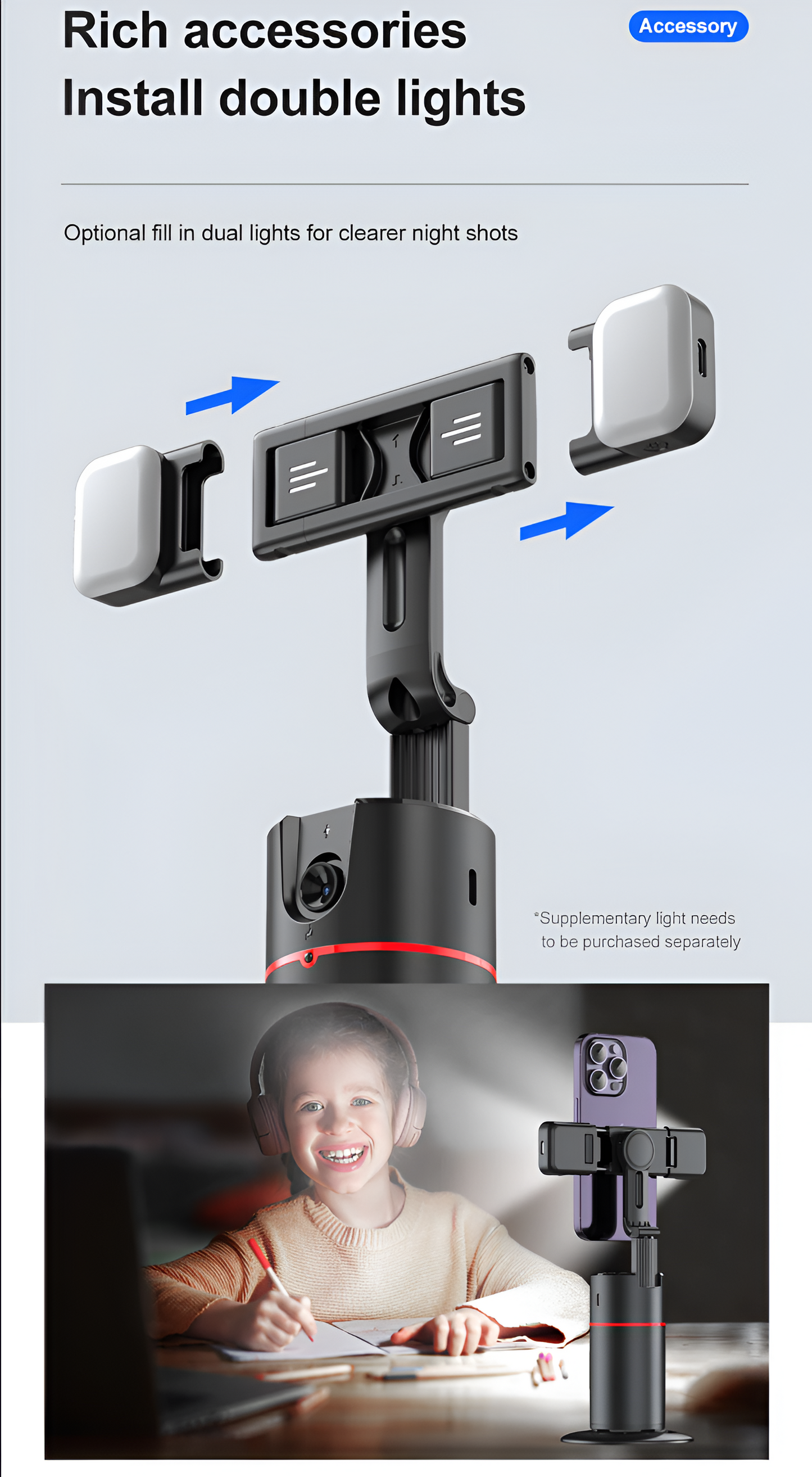 ProStream FX™: Wireless Selfie Stick Tripod with Auto Face Tracking