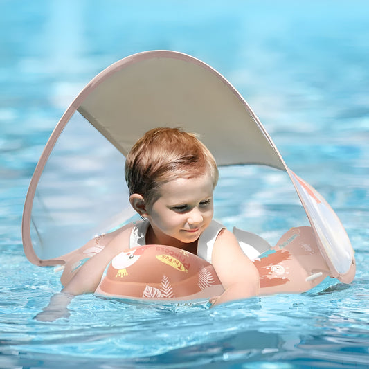 BabyBouyant SunCruise: Inflatable Ring with Safety and Sunshade