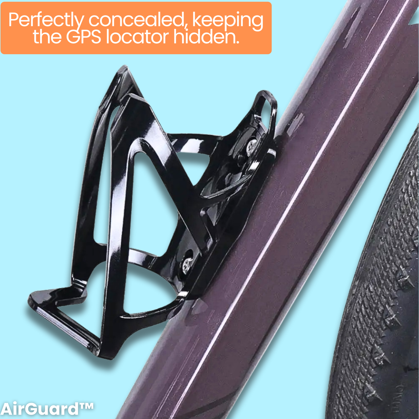 AirGuard™: AirTag Installation Accessories for Bicycles