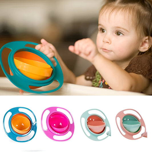 GyroGleam 360: Sophisticated Rotation in Solid Feeding Dishes for Little Ones
