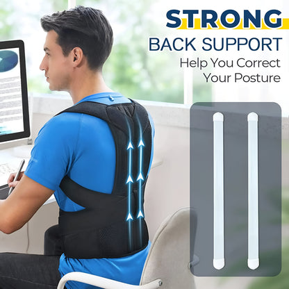 PosturePrime Pro™: Stylish Clavicle Support Corrector for Effortless Posture & Back Pain Reliever