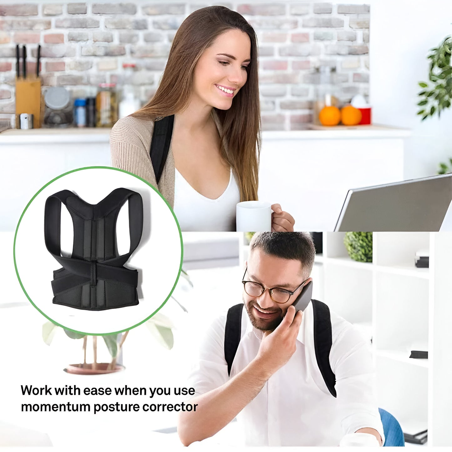 PosturePrime Pro™: Stylish Clavicle Support Corrector for Effortless Posture & Back Pain Reliever