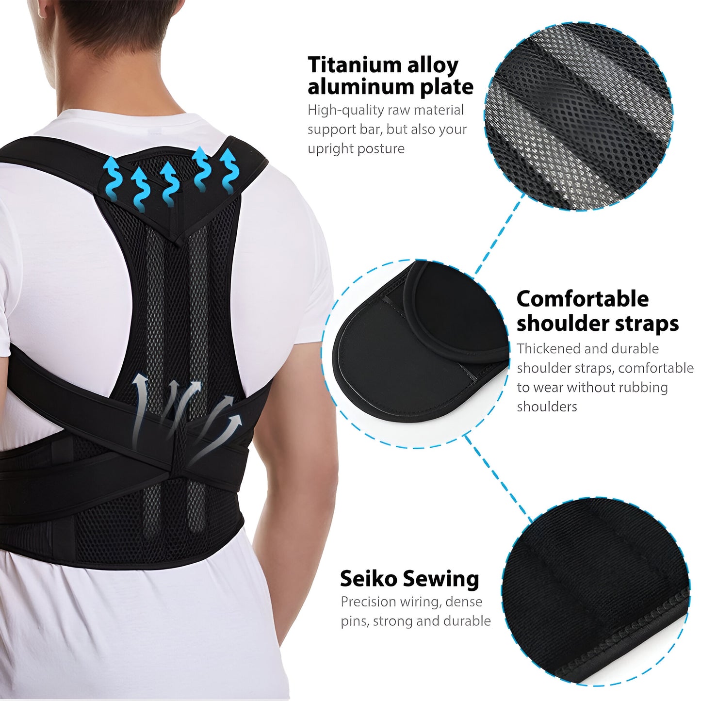 PosturePrime Pro™: Stylish Clavicle Support Corrector for Effortless Posture & Back Pain Reliever