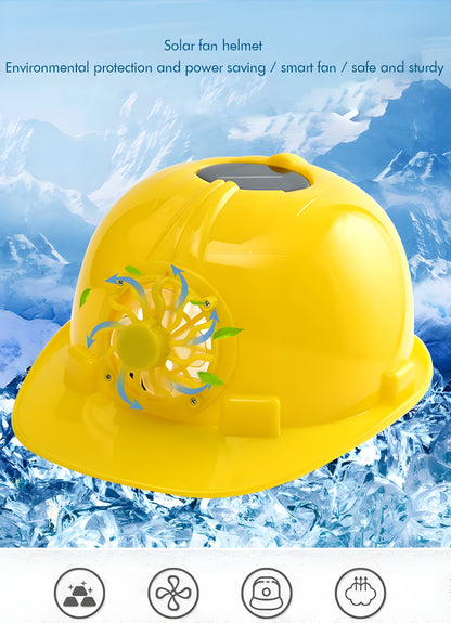 SolarCraft™: Where Safety Meets Cooling Comfort with Solar Power Fan Helmet