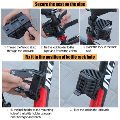 SwiftLock Pro™: Folding Bike Lock with E-Scooter Compatibility