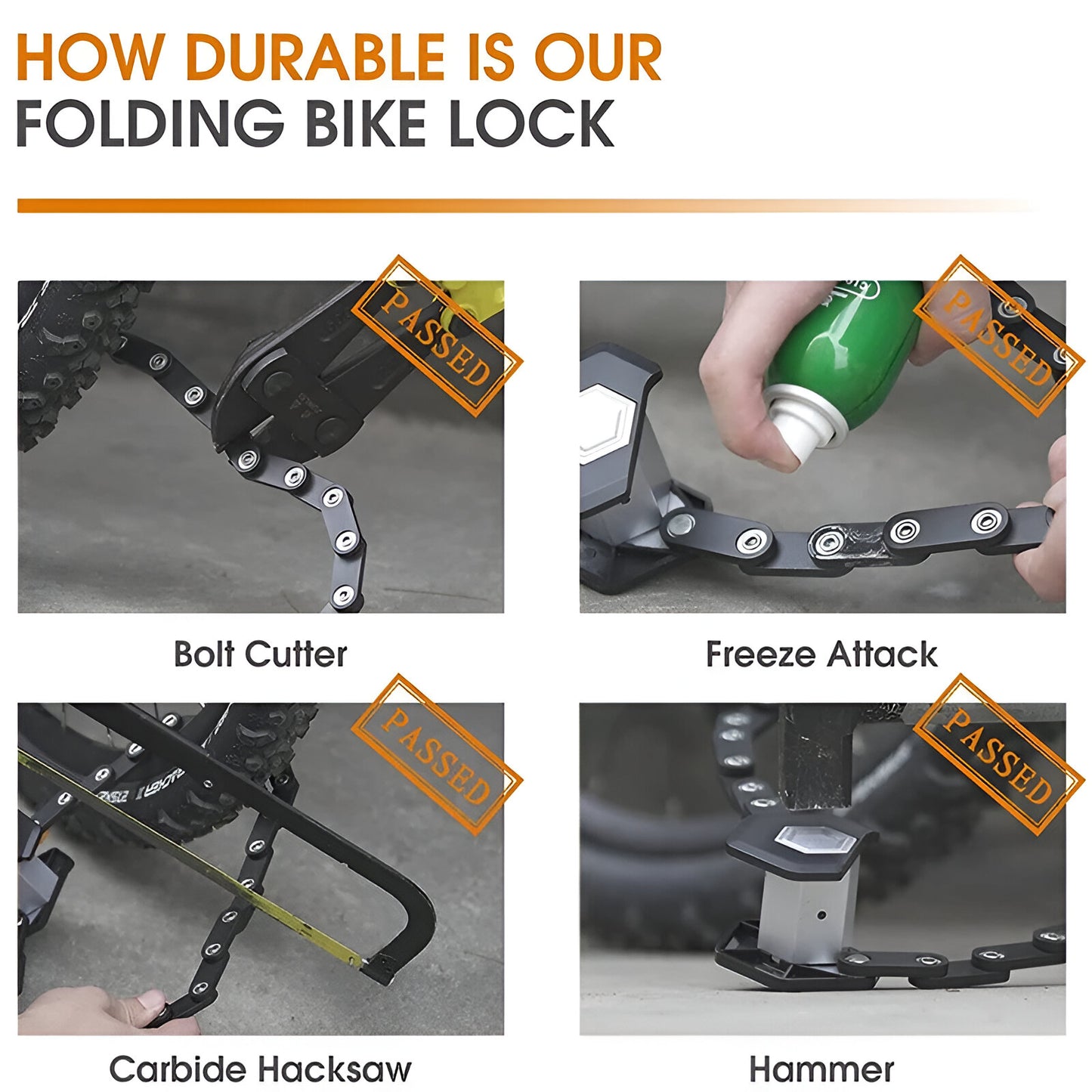 SwiftLock Pro™: Folding Bike Lock with E-Scooter Compatibility