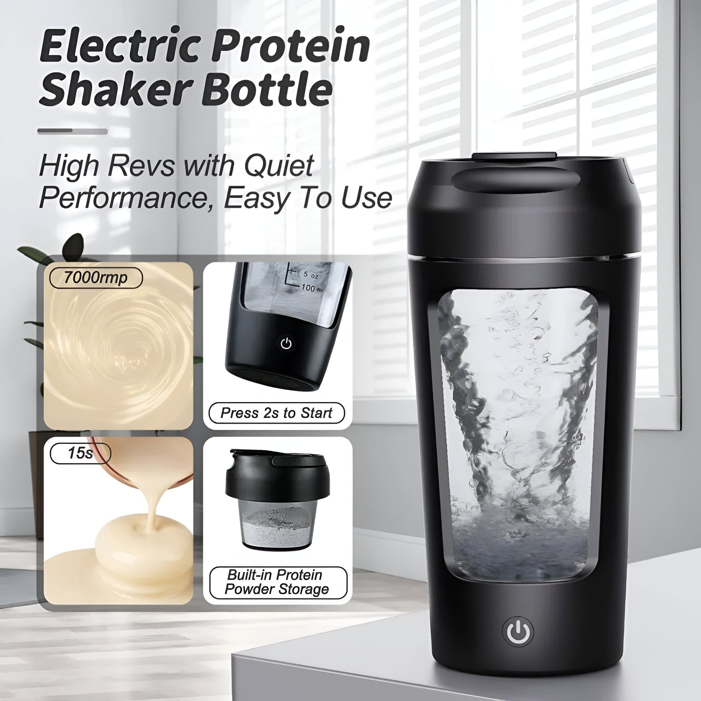 ShakeMate 650™: Your Portable Protein Partner for Fitness Fanatics on the Go