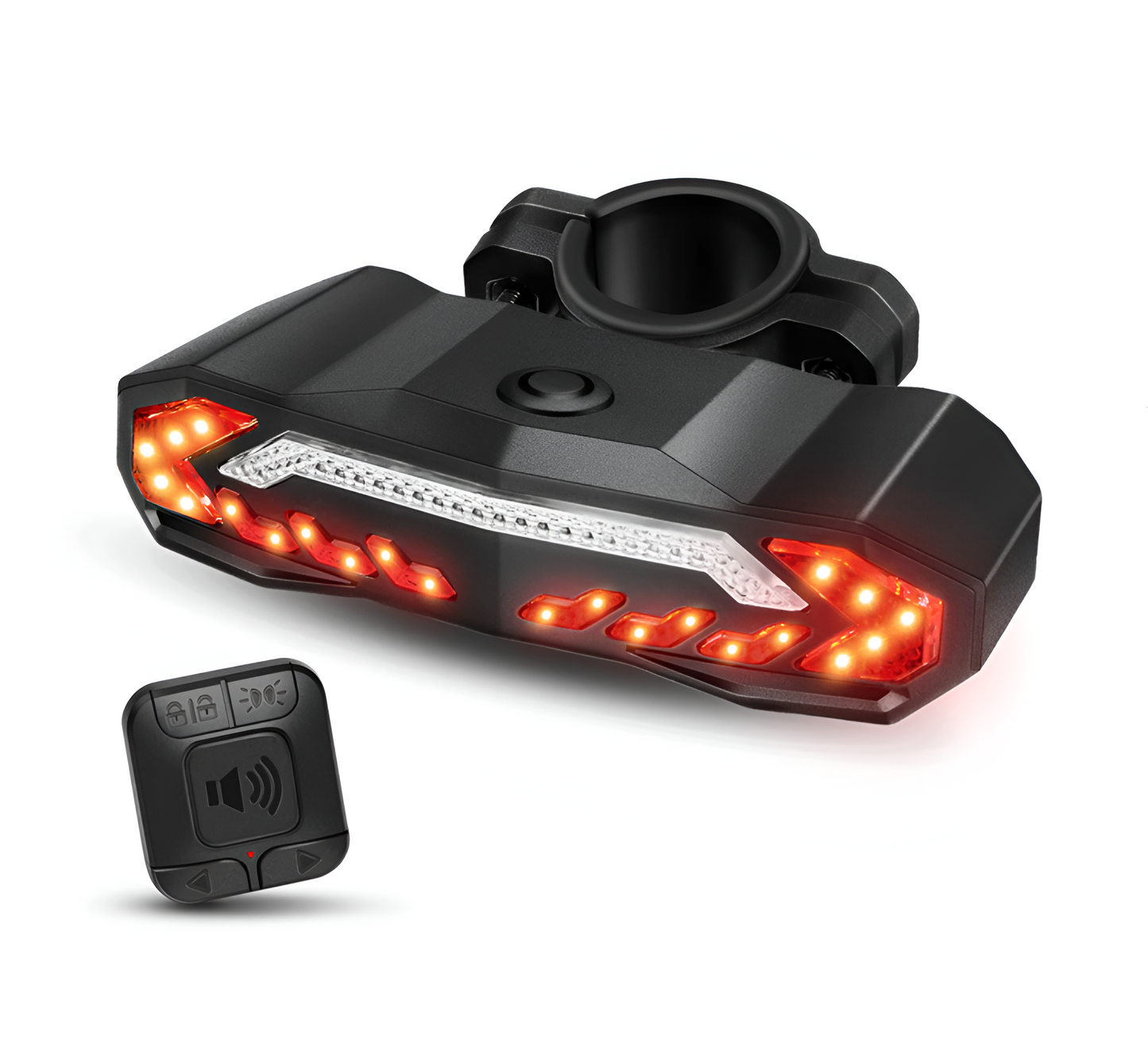 BikeGuard Pro: Secure LED Tail Light with Alarm