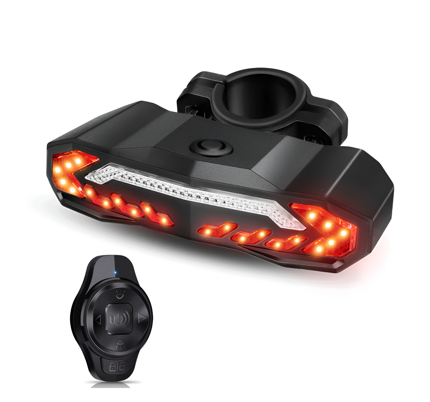 BikeGuard Pro: Secure LED Tail Light with Alarm